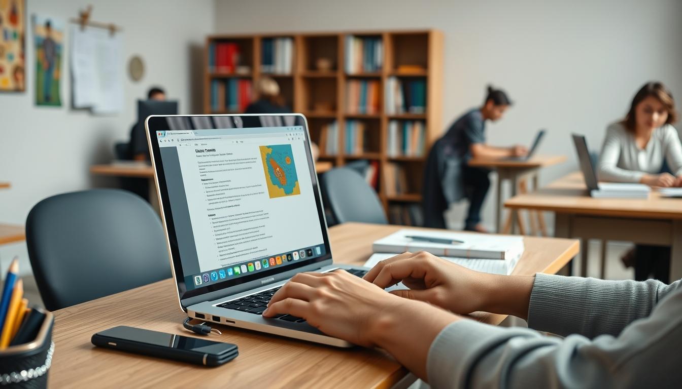 Organized study environment supporting productive learning